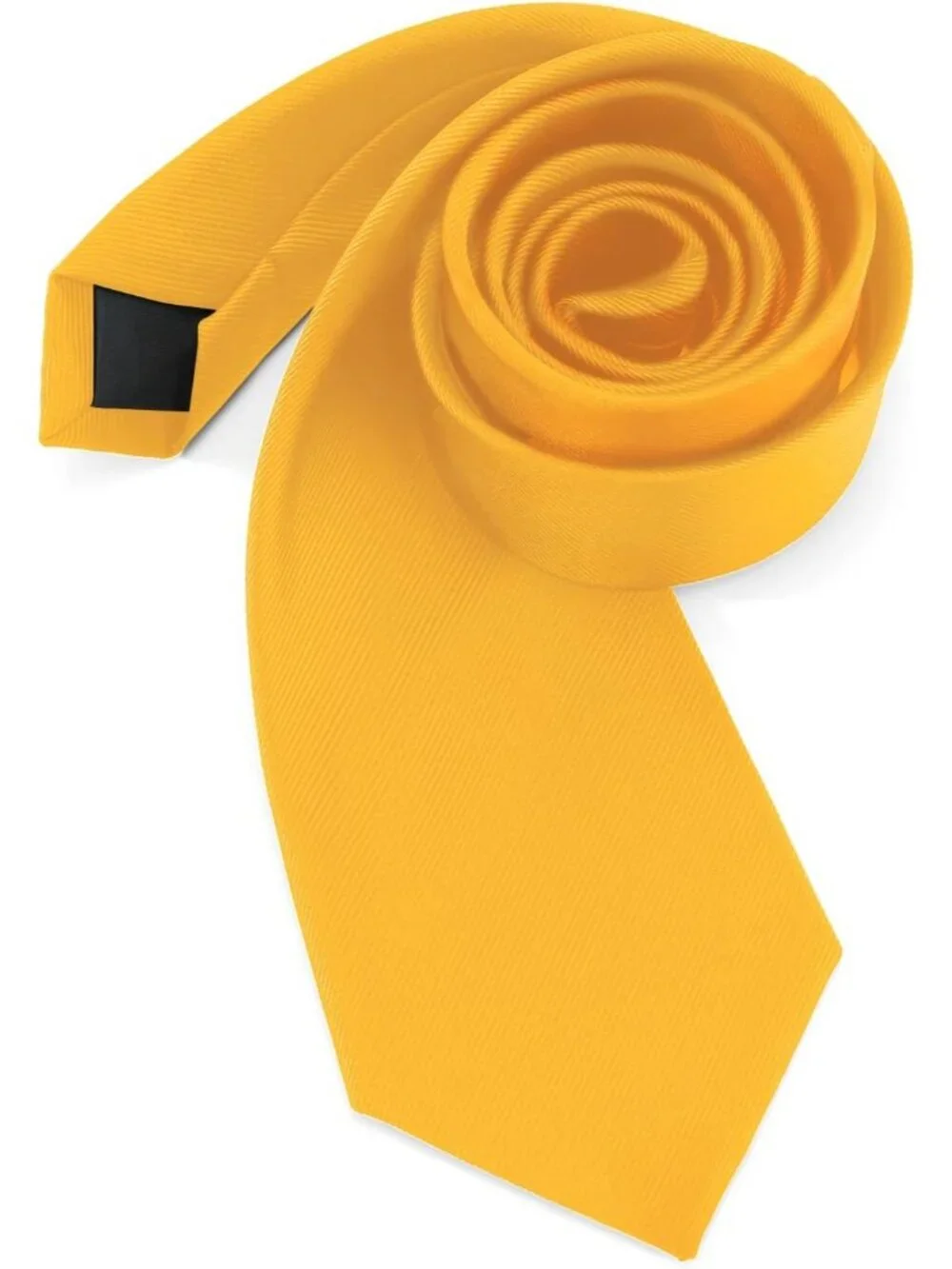 Men's Golden Twill Diagonal Textured Silk Formal Necktie For Business Dress